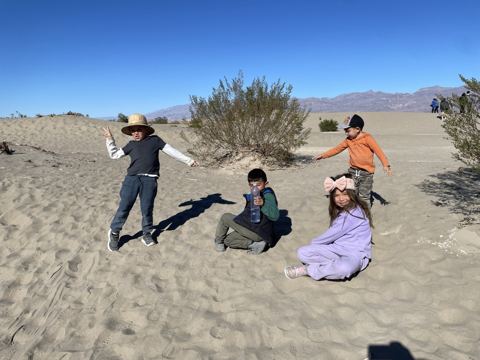 The kids own the dunes